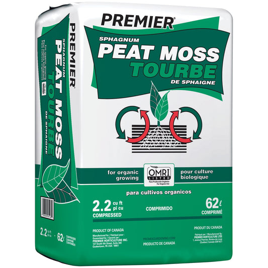 Premier® Sphagnum Peat Moss - 2.2cu ft