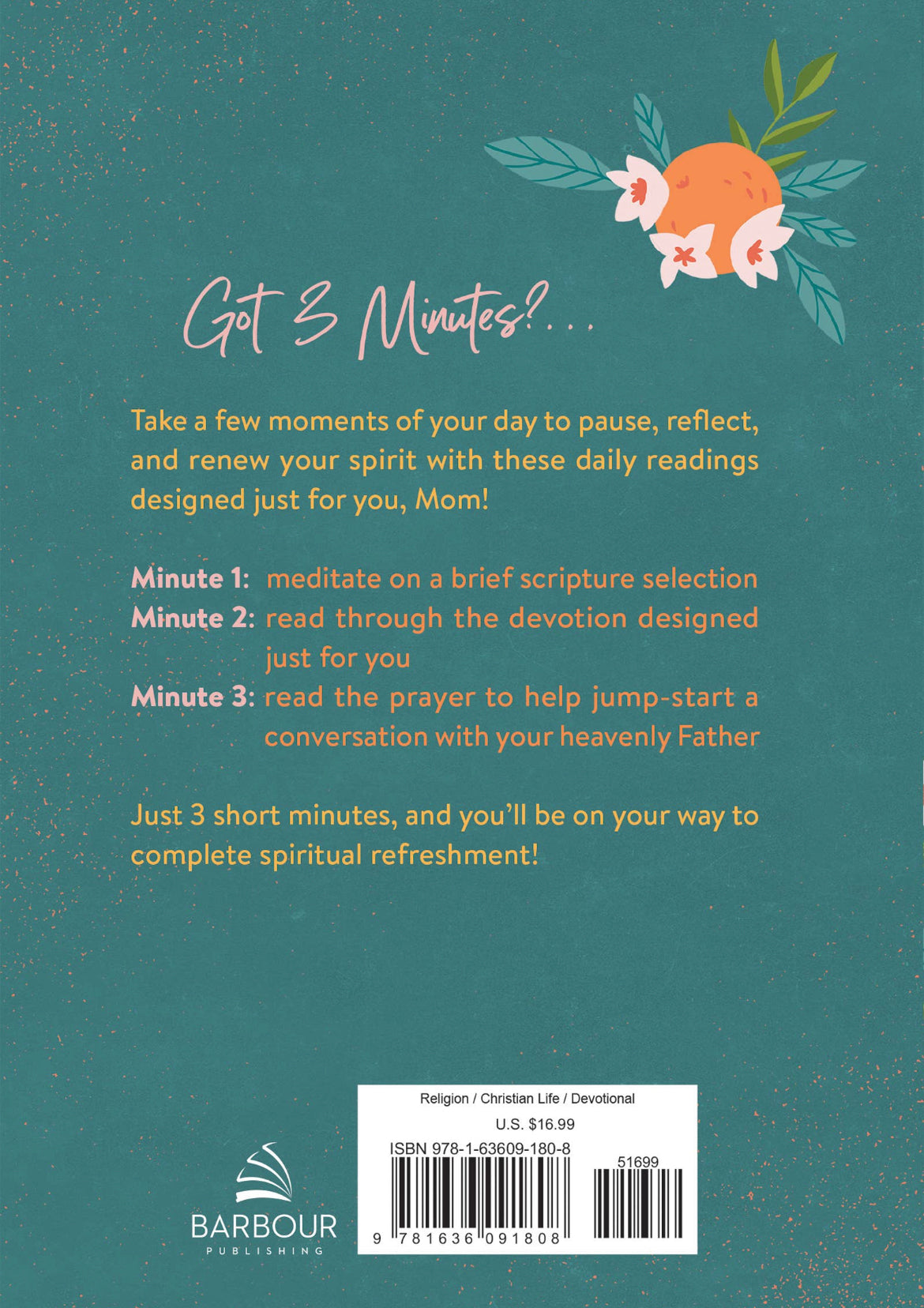 3-minute Daily Devotions For moms