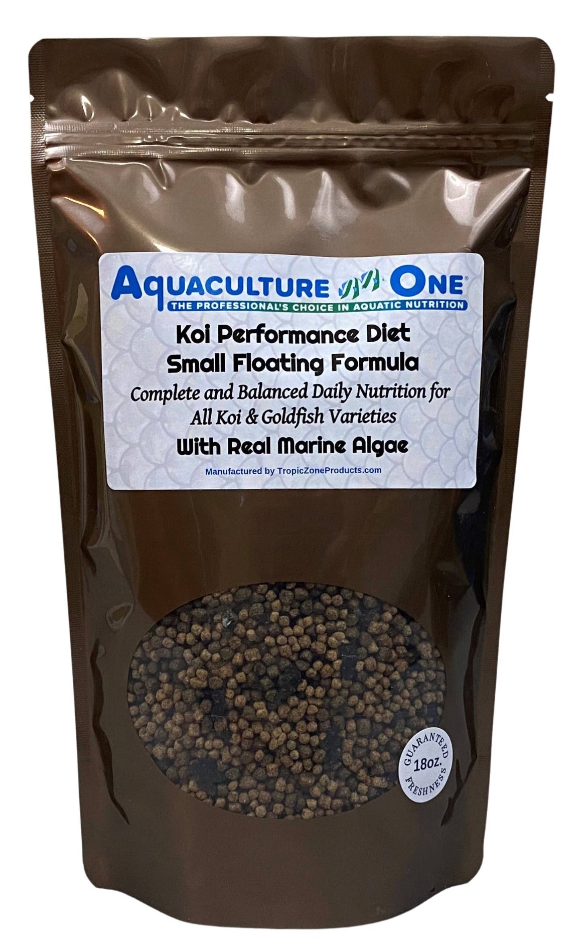 Aquaculture-One Sm Diet para Goldfish/Koi con algas naturales