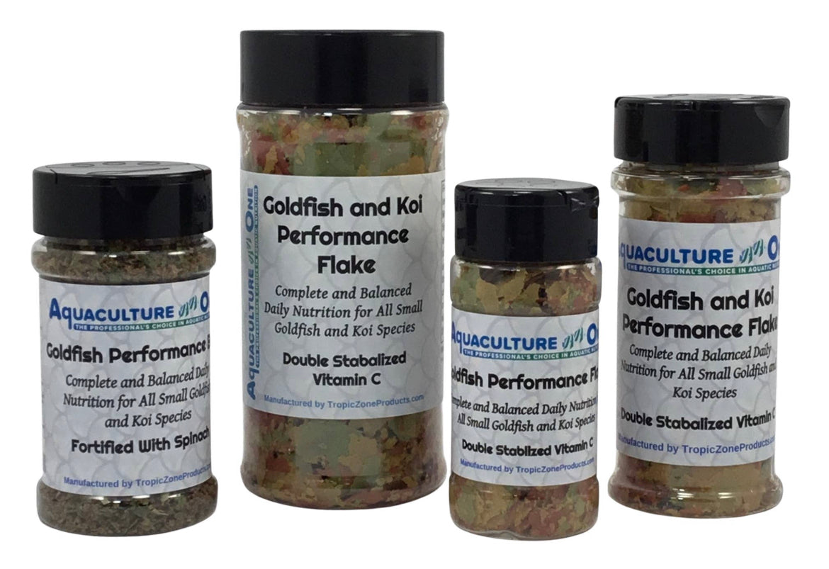 Aquaculture-One performance goldfish & koi flake food sinking bit food